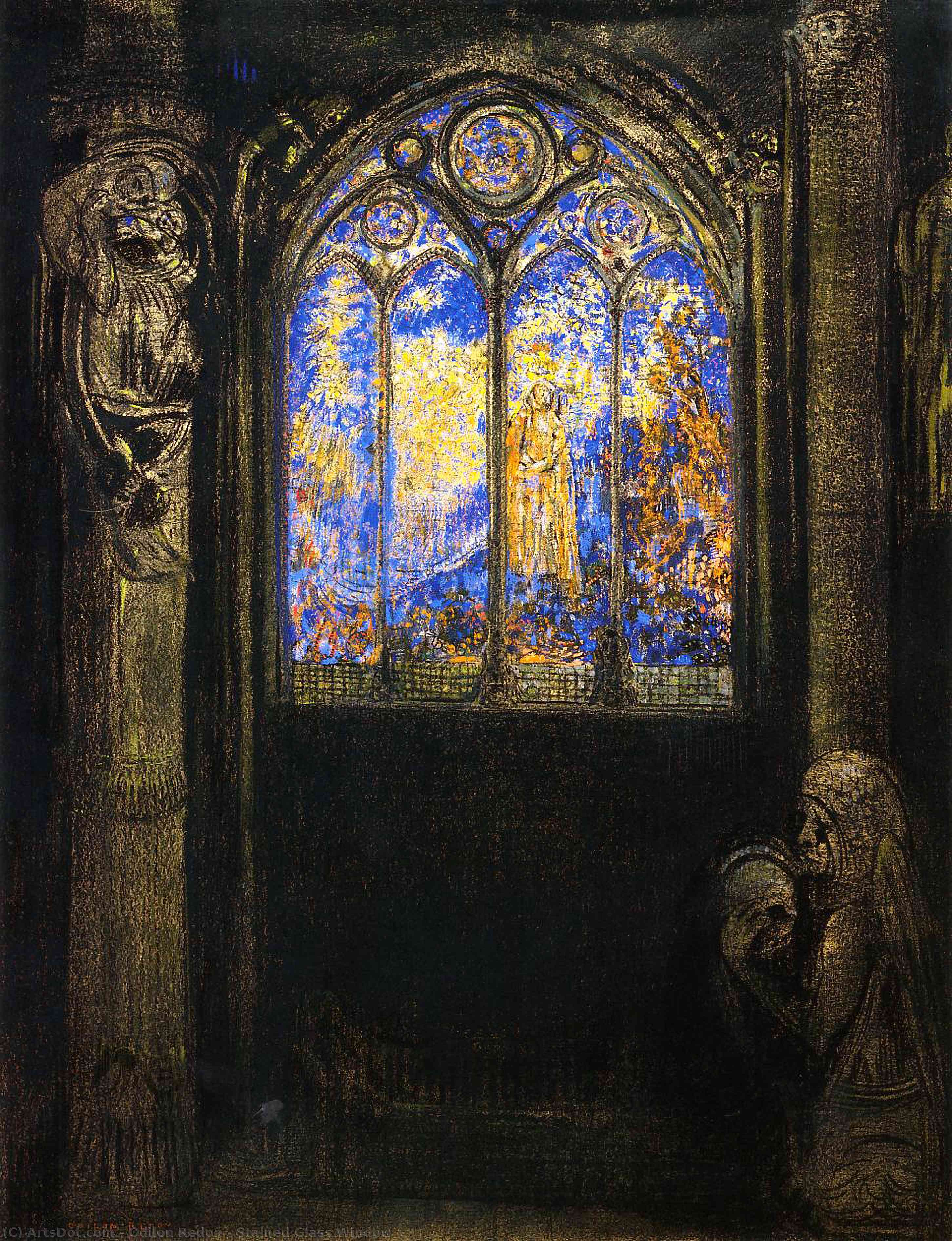 Stained Glass Window — Odilon Redon