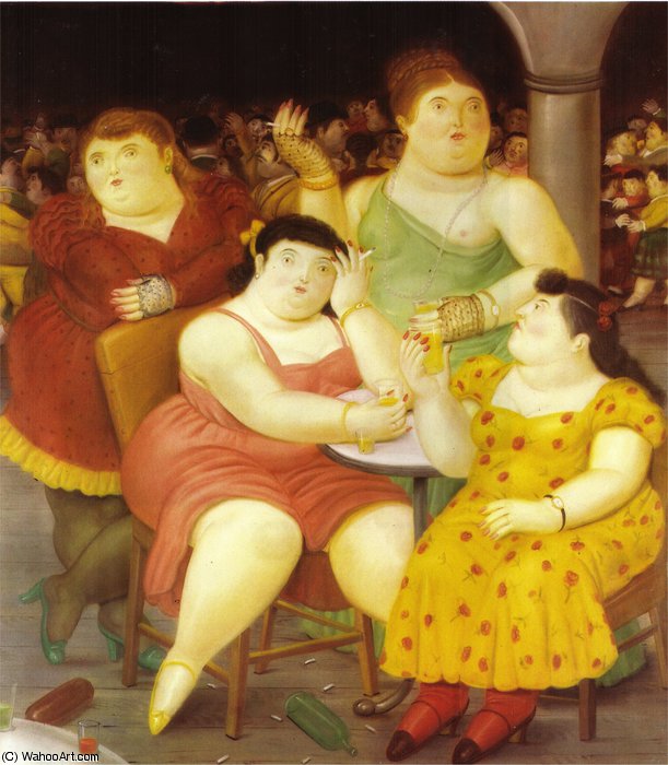 Quatre Femmes — Fernando Botero