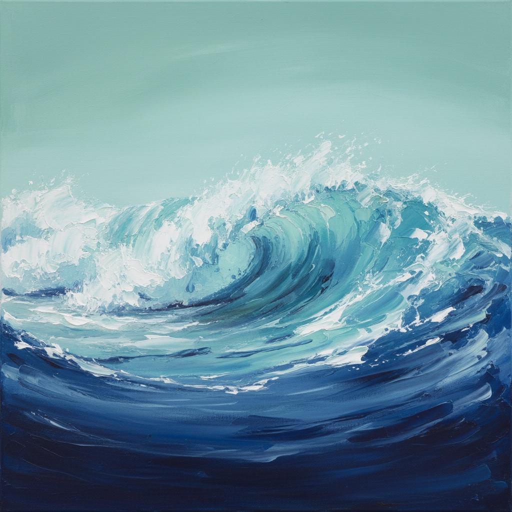 Ephemeral Zenith: A Study In Cobalt Momentum And Aqueous Ascent — Christian Noiret