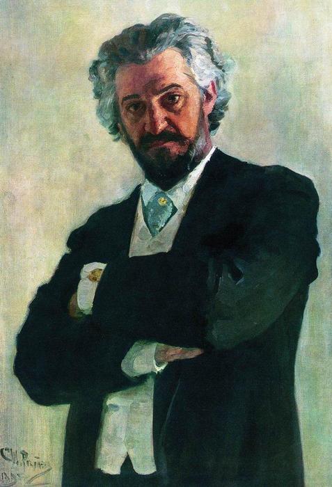 Portrait Of The Chello Player Alexander Verzhbilovich — Ilya Yefimovich Repin