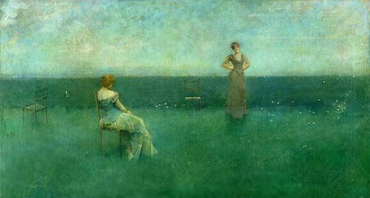 Therecitation — Thomas Wilmer Dewing