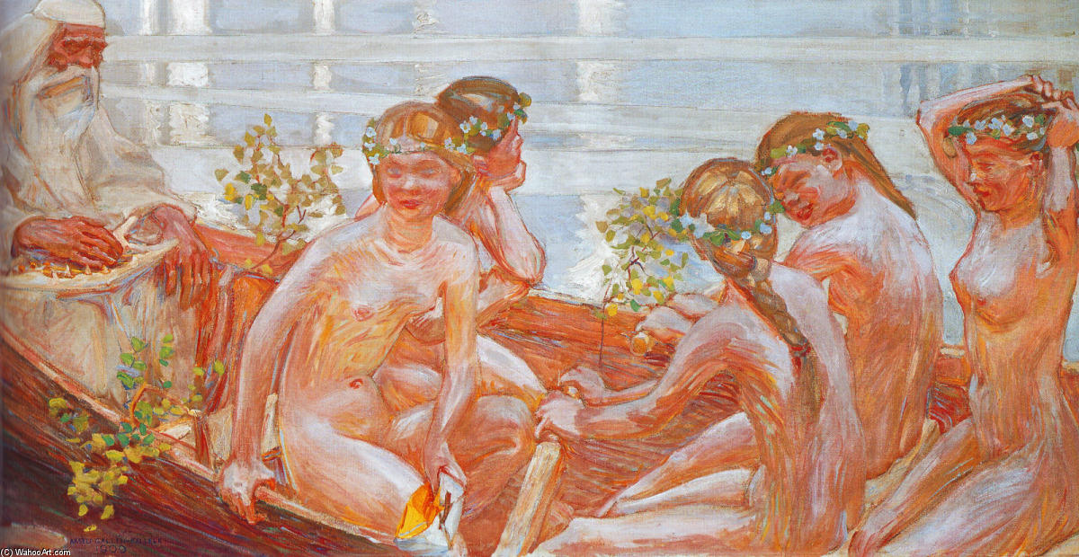 Väinämöinen's Boat Journey — Akseli Gallen-kallela