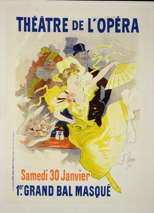Reproduction Of A Poster Advertising The 'theatre D L'opera' — Jules Chéret