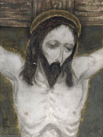 Christ En Croix — Léonard Tsuguharu Foujita
