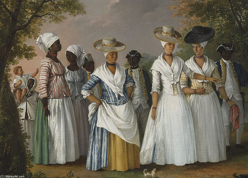 Free Women Of Color With Their Children And Servants In A Landscape - — Agostino Brunias