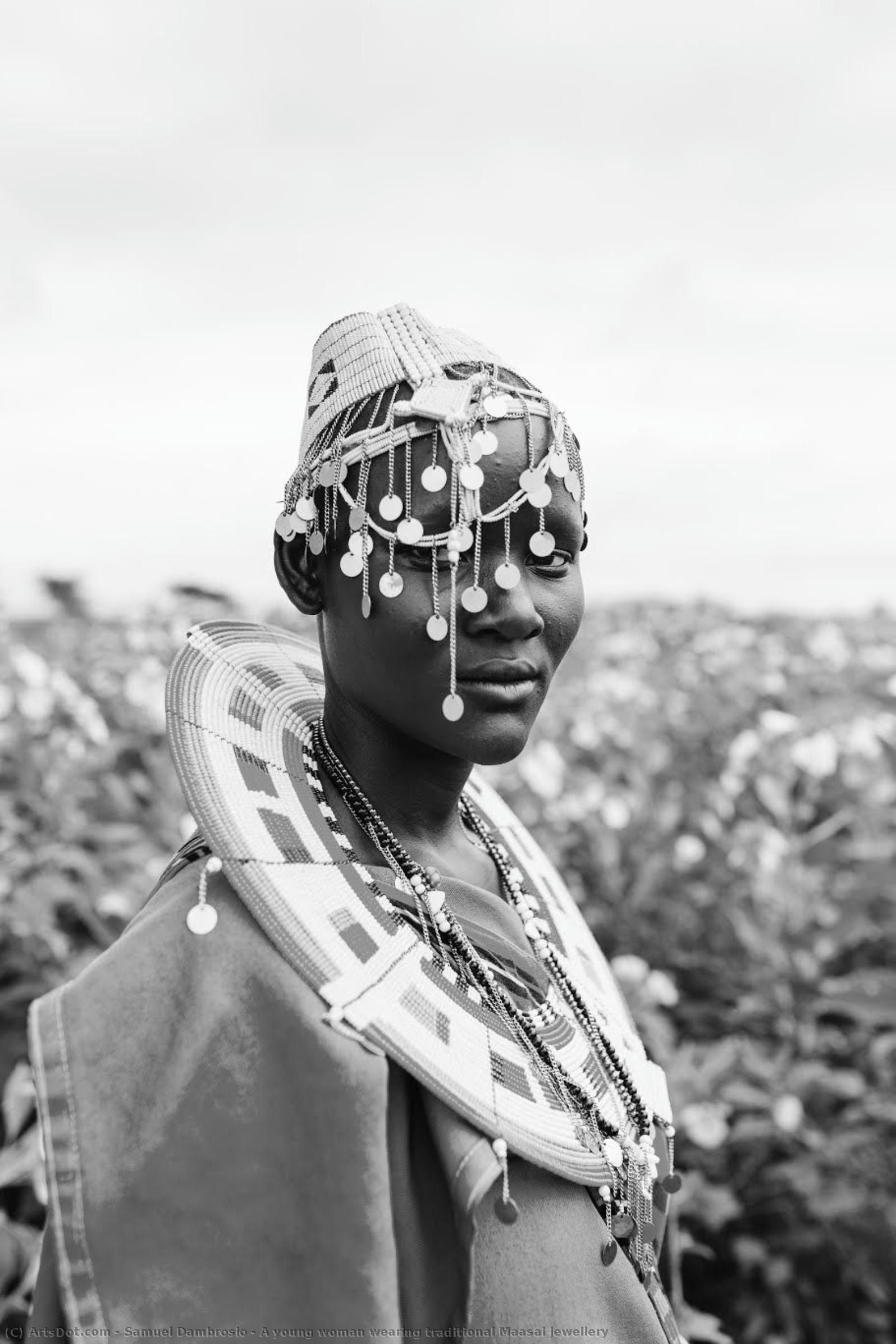 A Young Woman Wearing Traditional Maasai Jewellery — Samuel Dambrosio