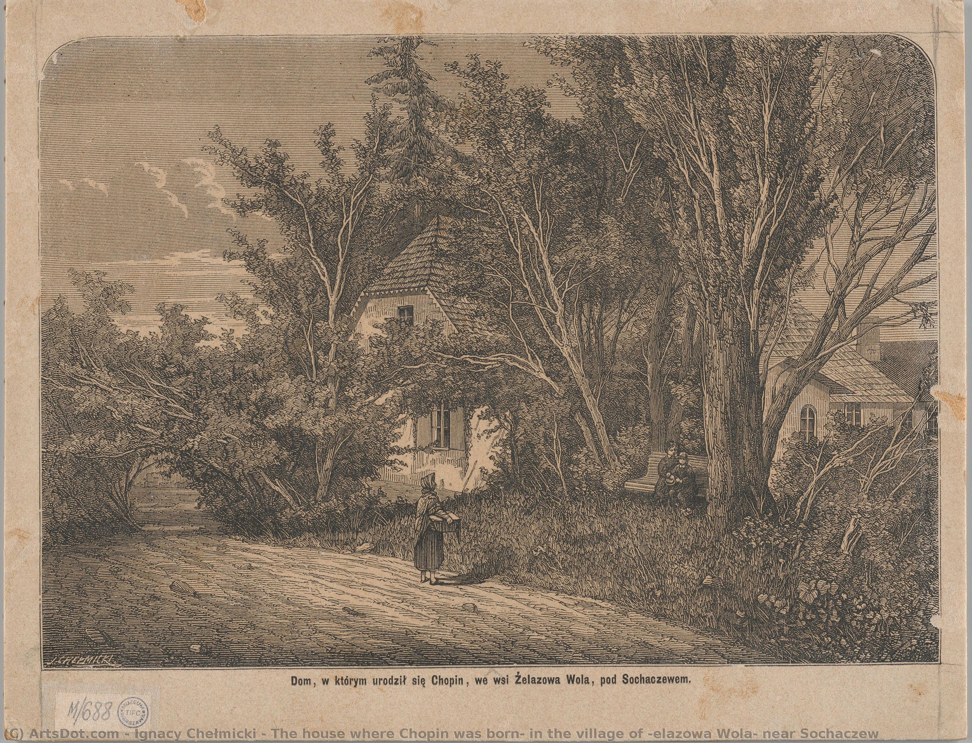 The House Where Chopin Was Born, In The Village Of Żelazowa Wola, Near Sochaczew — Ignacy Chełmicki