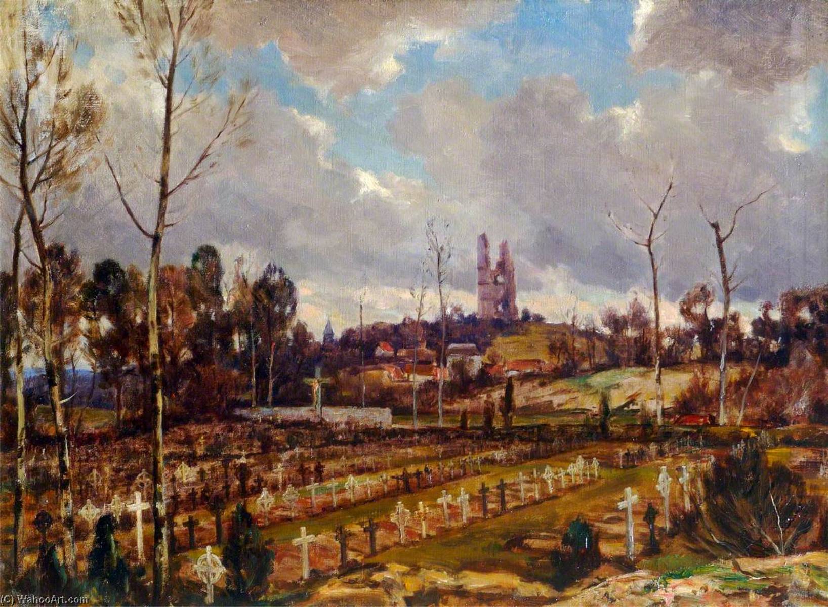 The Cemetery At Mont St Eloi — Herbert Edwin Pelham Hughes Stanton