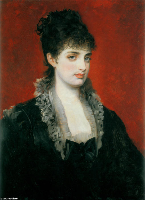 Anna Von Waldberg — Hans Makart