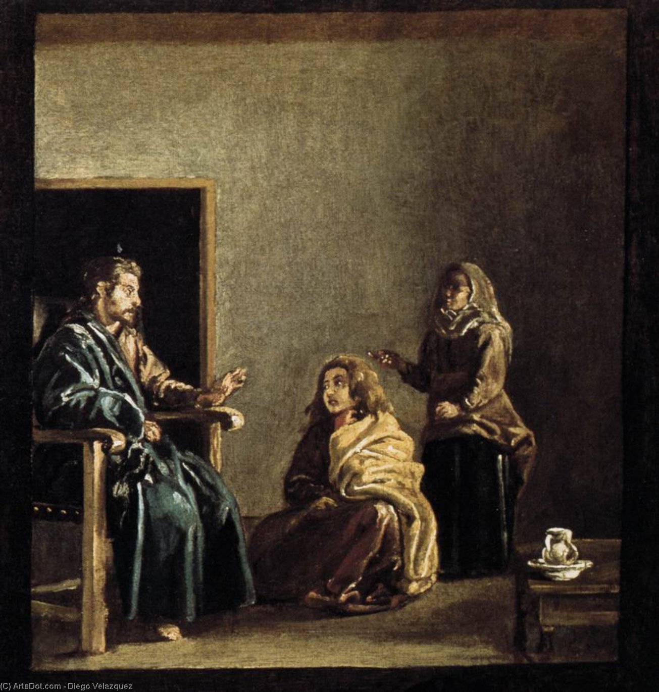 Cristo En Casa De María Y Marta (detalle) — Diego Rodríguez De Silva Y Velázquez