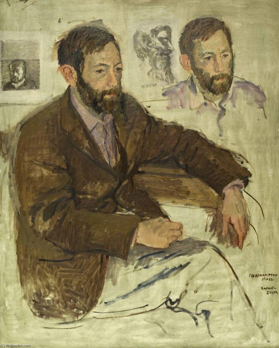 Baskin, Leonard, Portrait Of — Raphael Soyer
