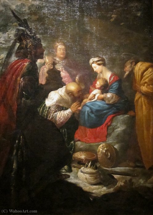 The Adoration Of The Magi — Claude Vignon