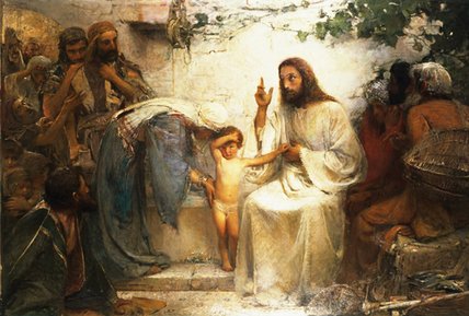 Christ And The Little Child — ジョージ・ウィリアム・ジョイ