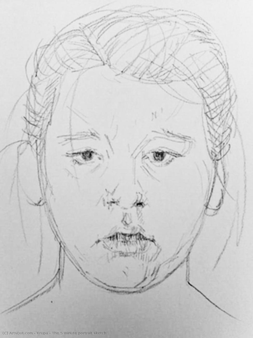 The 5 Minute Portrait Sketch — Alfred Freddy Krupa