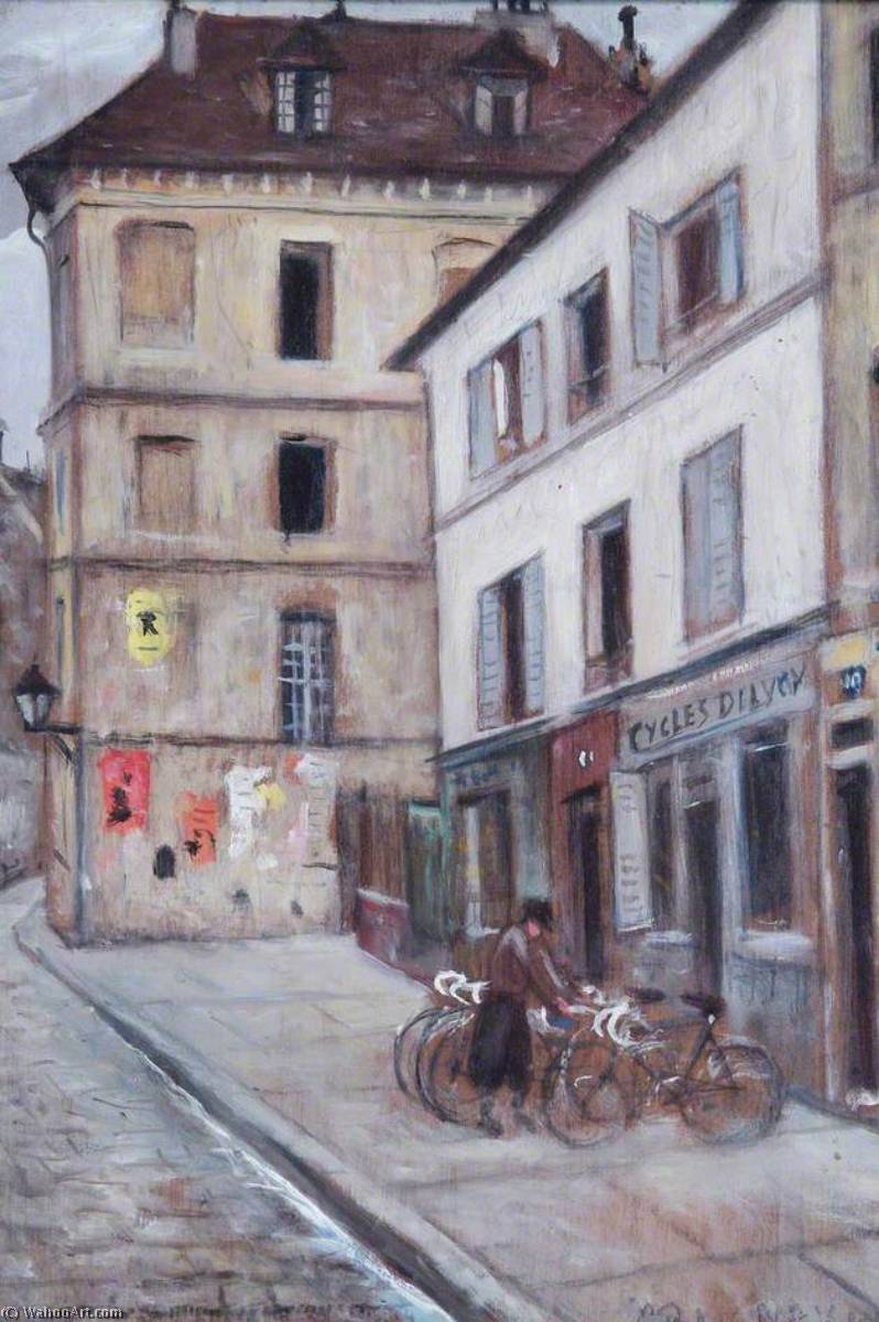 Bicyclettes, Paris, France — Christopher Richard Wynne Nevinson