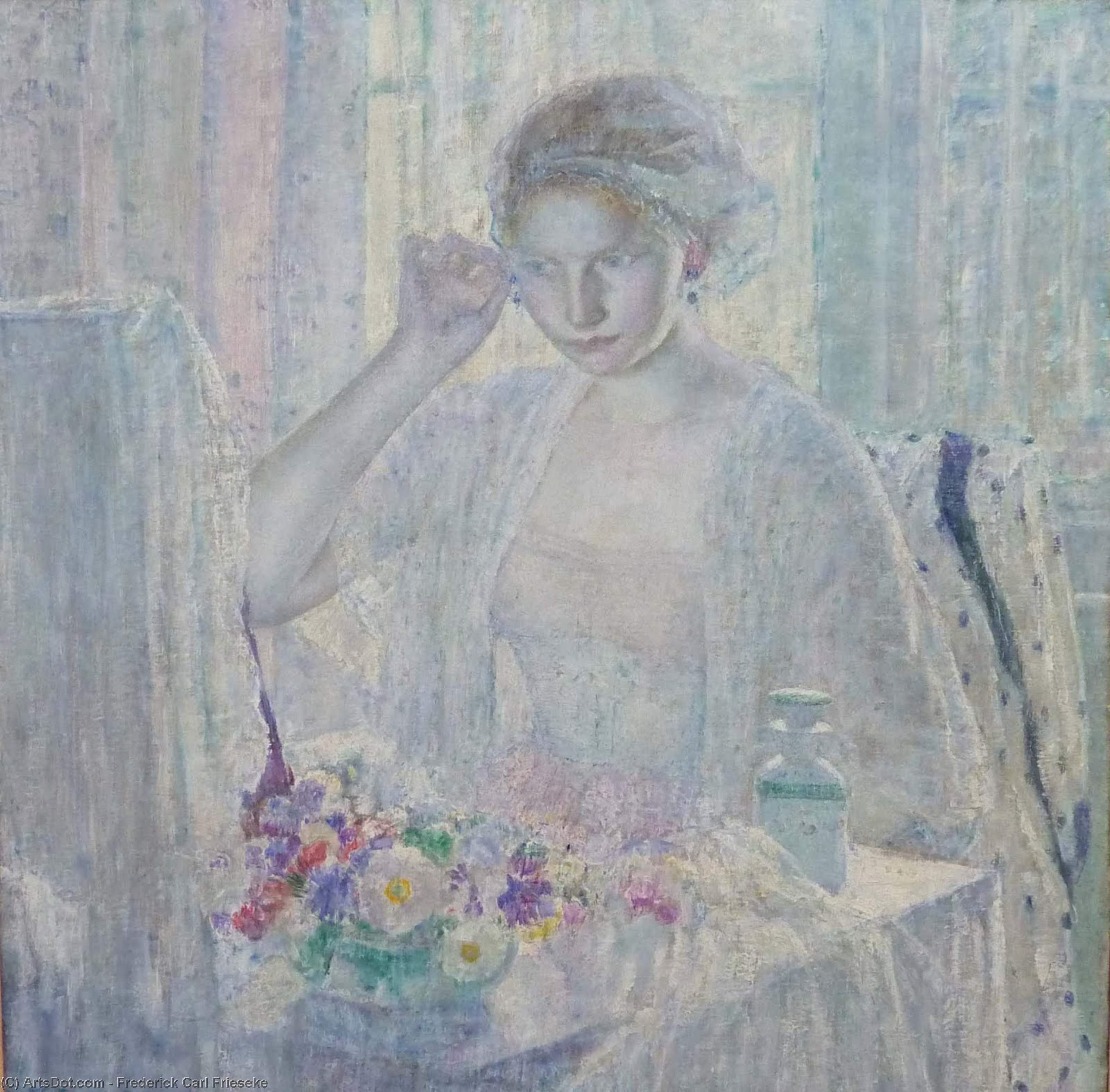 Girl With Earrings — Frederick Carl Frieseke
