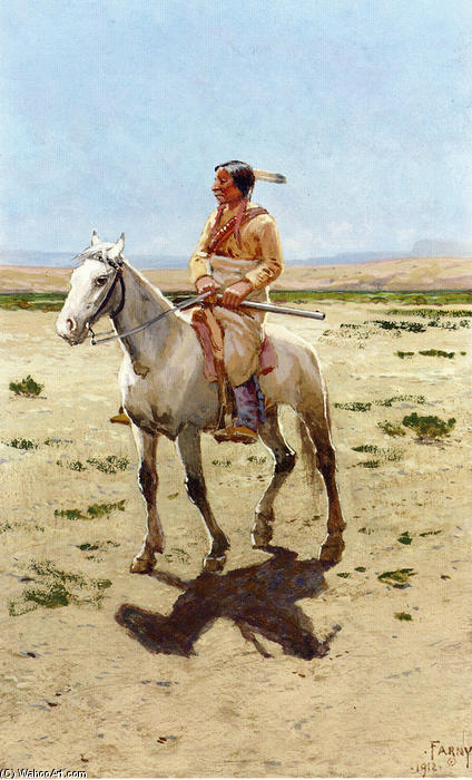 Cheyenne Scout — Henry F Farny