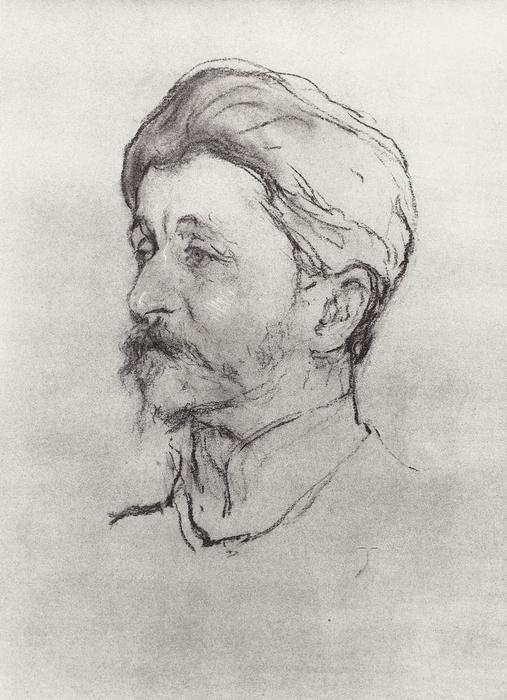 Portrait Of The Artist M.a. Vrubel — Valentin Alexandrovich Serov