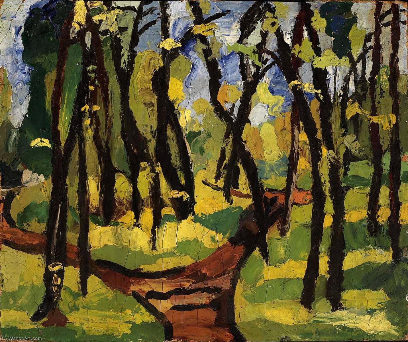 Landscape With Trees — William H. Johnson