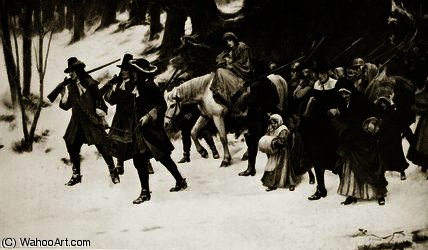 The Flight Of The Huguenots — Georges Sheridan Knowles
