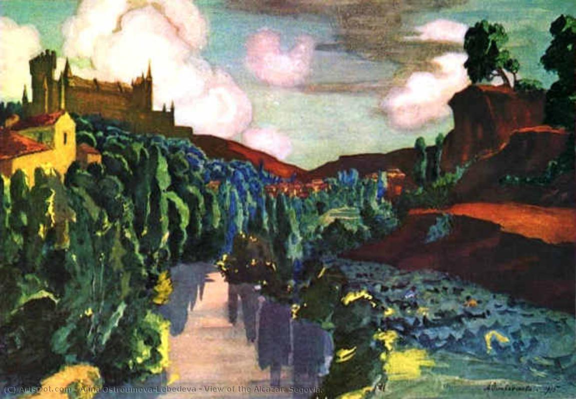 View Of The Alcazar. Segovia. — Anna Ostroumova-lebedeva