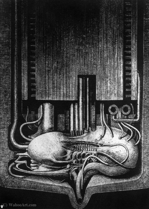 Hr Giger Biomechanoid - (002) — H・r・ギーガー