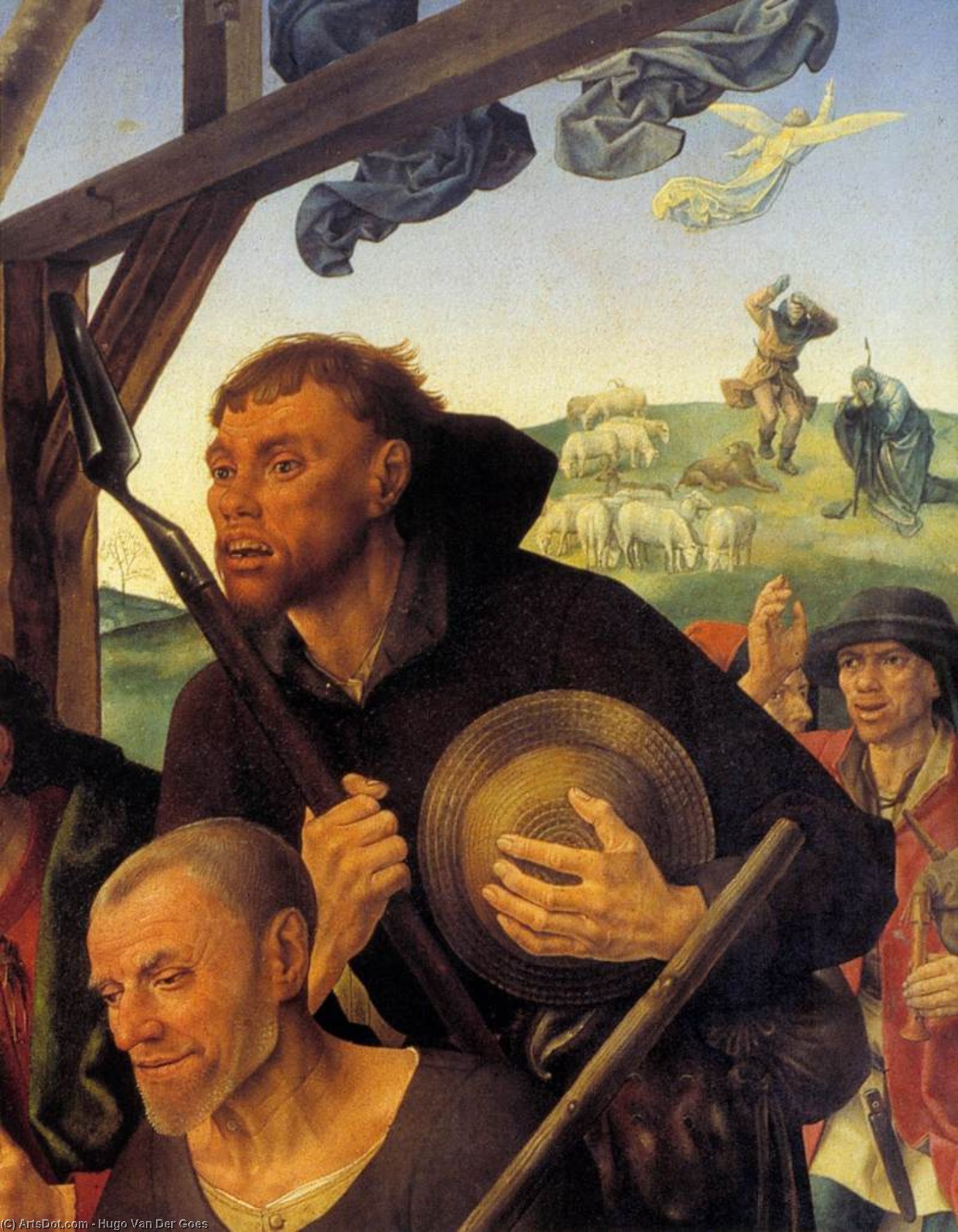 Die Anbetung Der Hirten (detail) (13) — Hugo Van Der Goes
