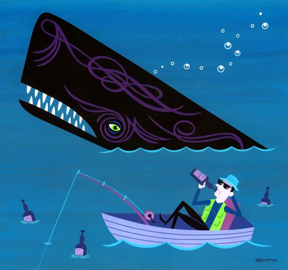 The Fuzzled Fisherman — Josh Agle (shag)