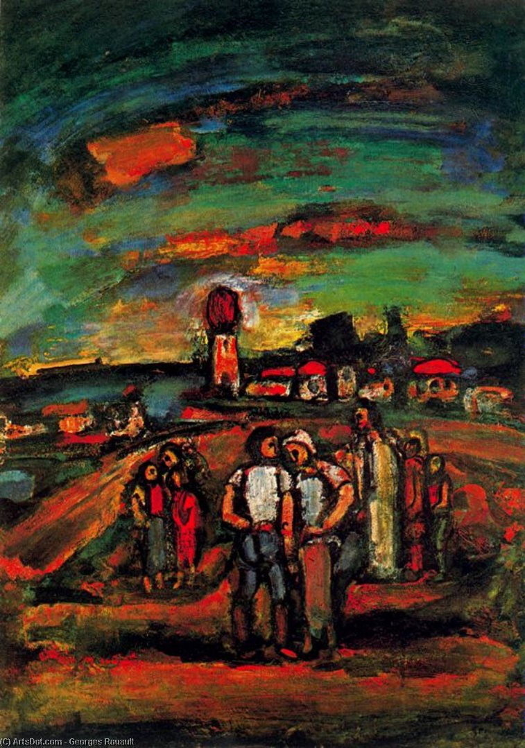 Twilight Or Ile De France — Georges Rouault
