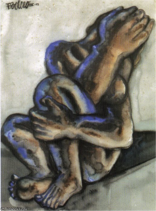 Femme En Pleurs — Fernando Botero