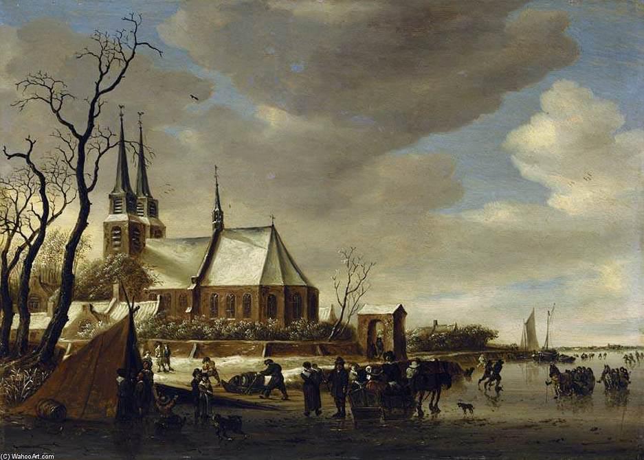 A Winter Landscape — Salomon Van Ruysdael