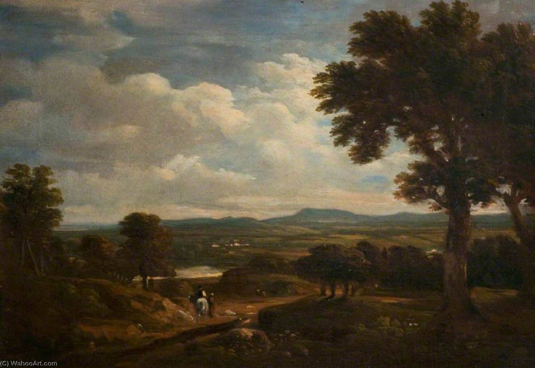 View Near Coleorton, Leicestershire — George Howland Beaumont