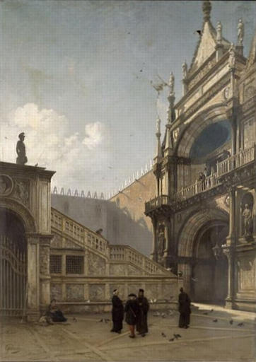 L'escalier Des Geants A Venise — Jacques Guiaud