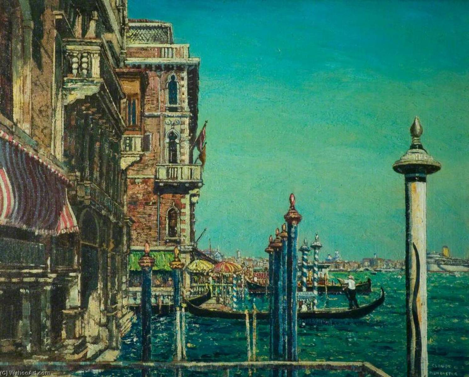 Landing Stage, Venice — Claude Muncaster