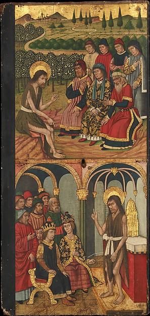 Panel Of Saint John The Baptist With Scenes From His Life — Domingo Ram