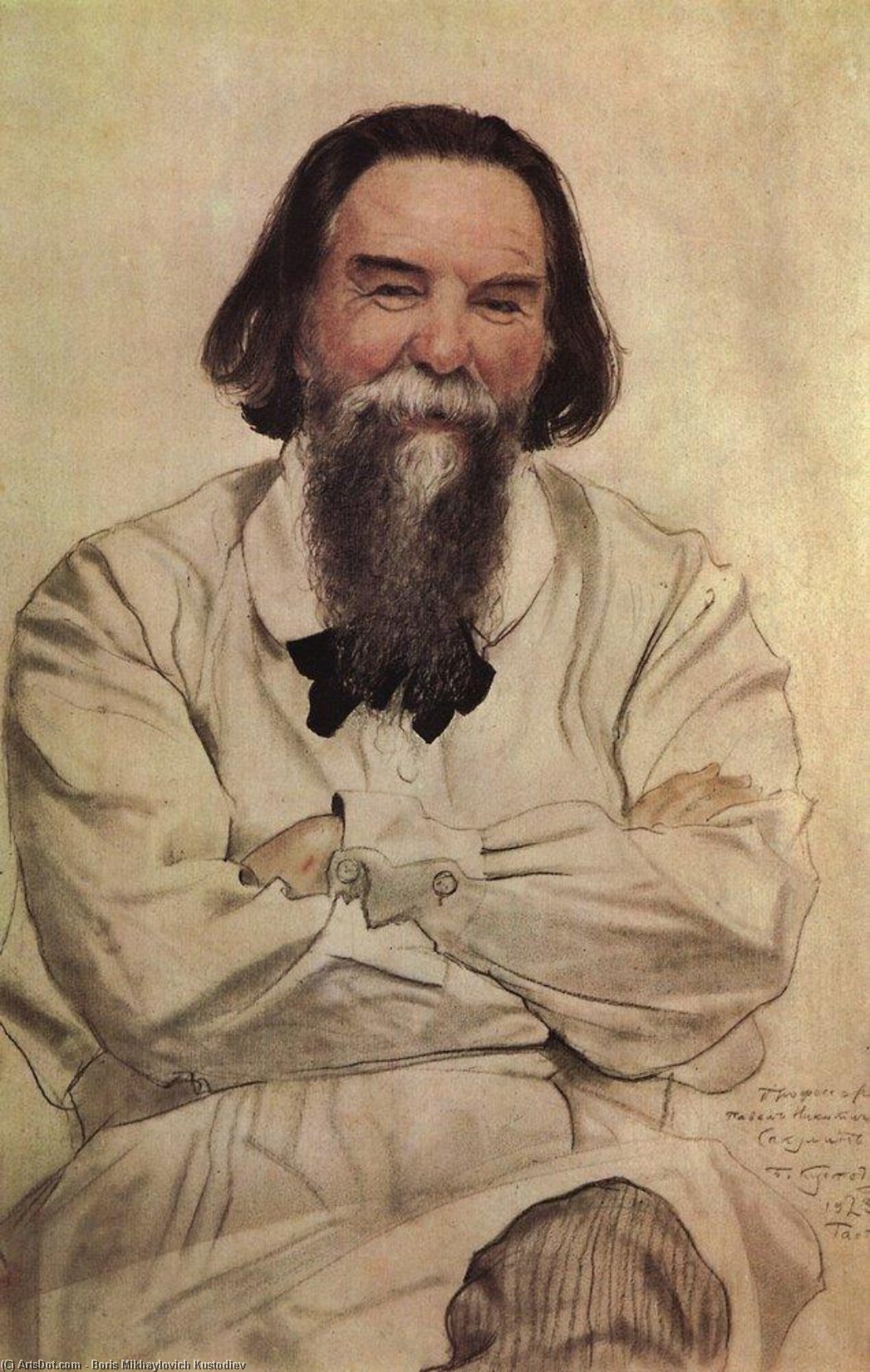 Portrait Of P.n. Sakulin — Boris Mikhailovich Kustodiev