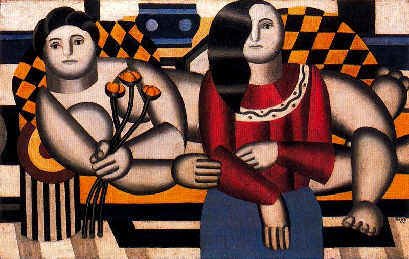 Woman With Flowers — Леже