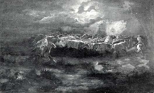 Longrope's Last Guard, (painting) — Charles Marion Russell
