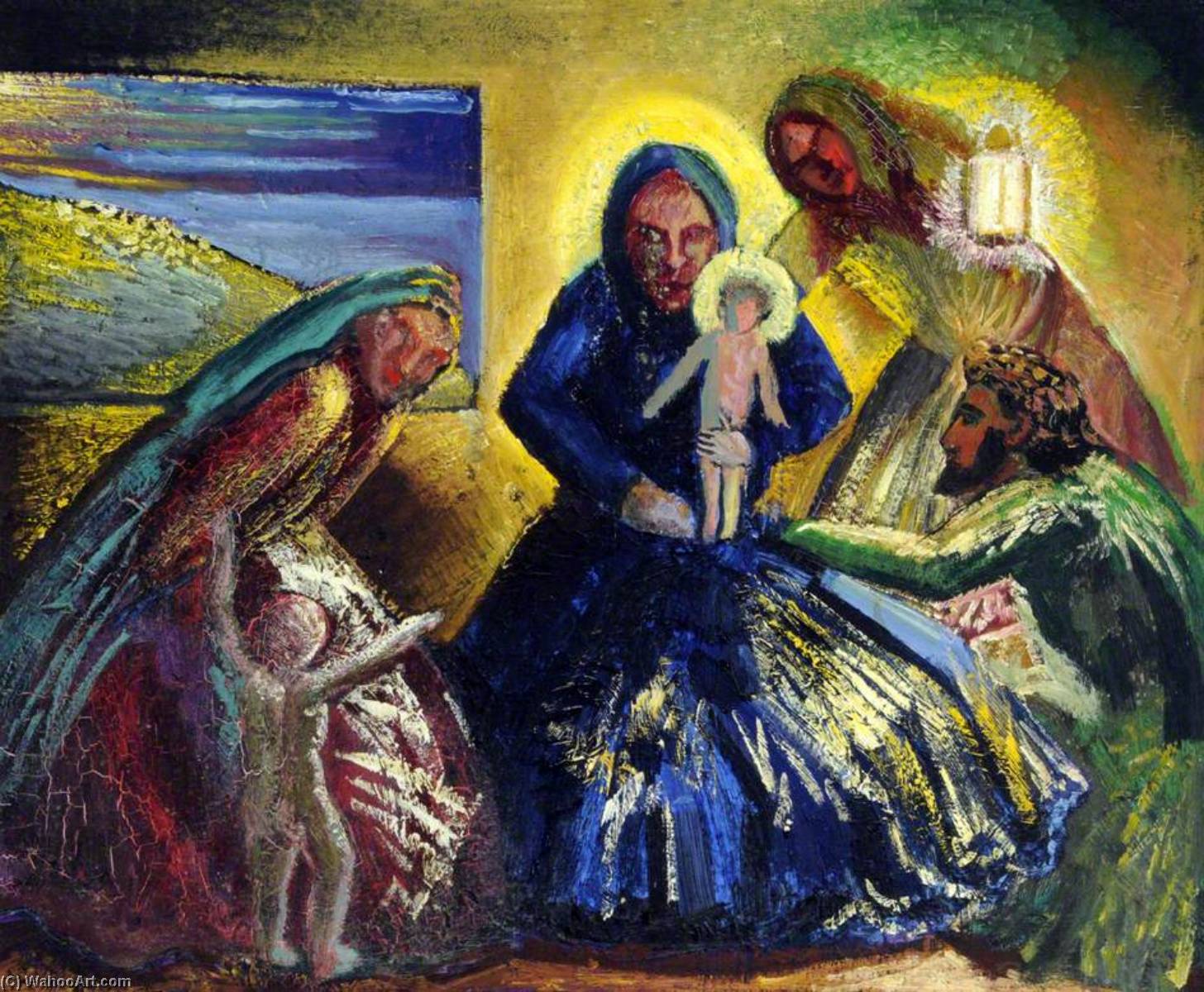 The Adoration Of The Shepherds — Francis Ferdinand Maurice Cook