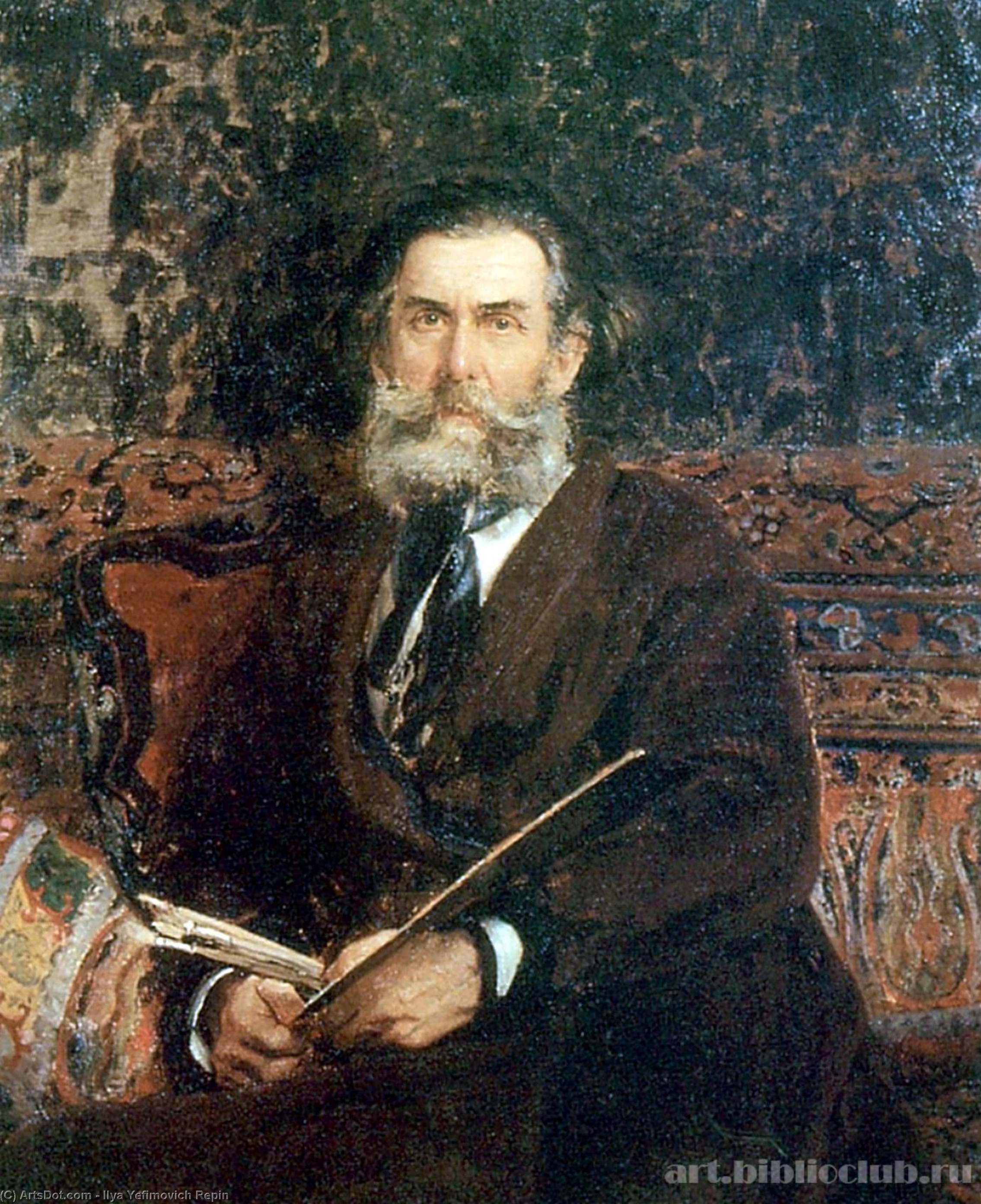 Portrait Of The Artist A. P. Bogolubov. — Ilja Jewgenjewitsch Repin