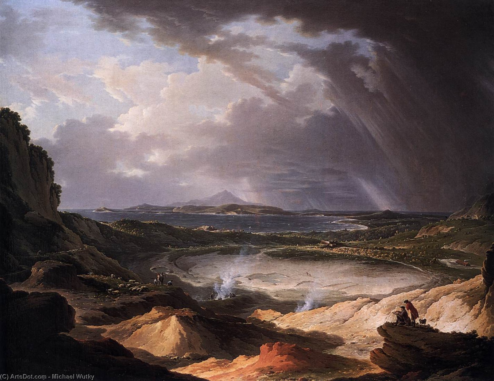 The Campi Phlegraei Near Naples And The Bay Of Baiae — Michael Wutky