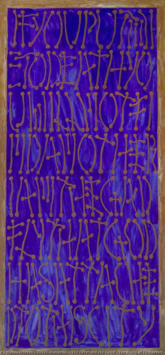 The Great And The Good (the Roots Of Democracy) (right Panel Of Triptych) — Derek Hampson