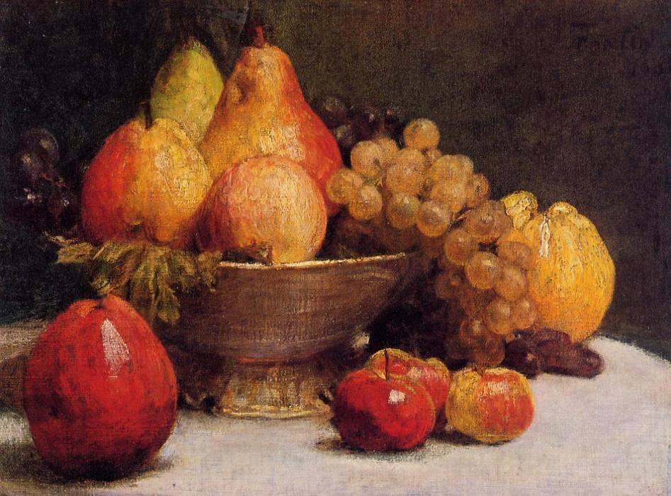 Bowl Of Fruit — Henri Fantin-latour