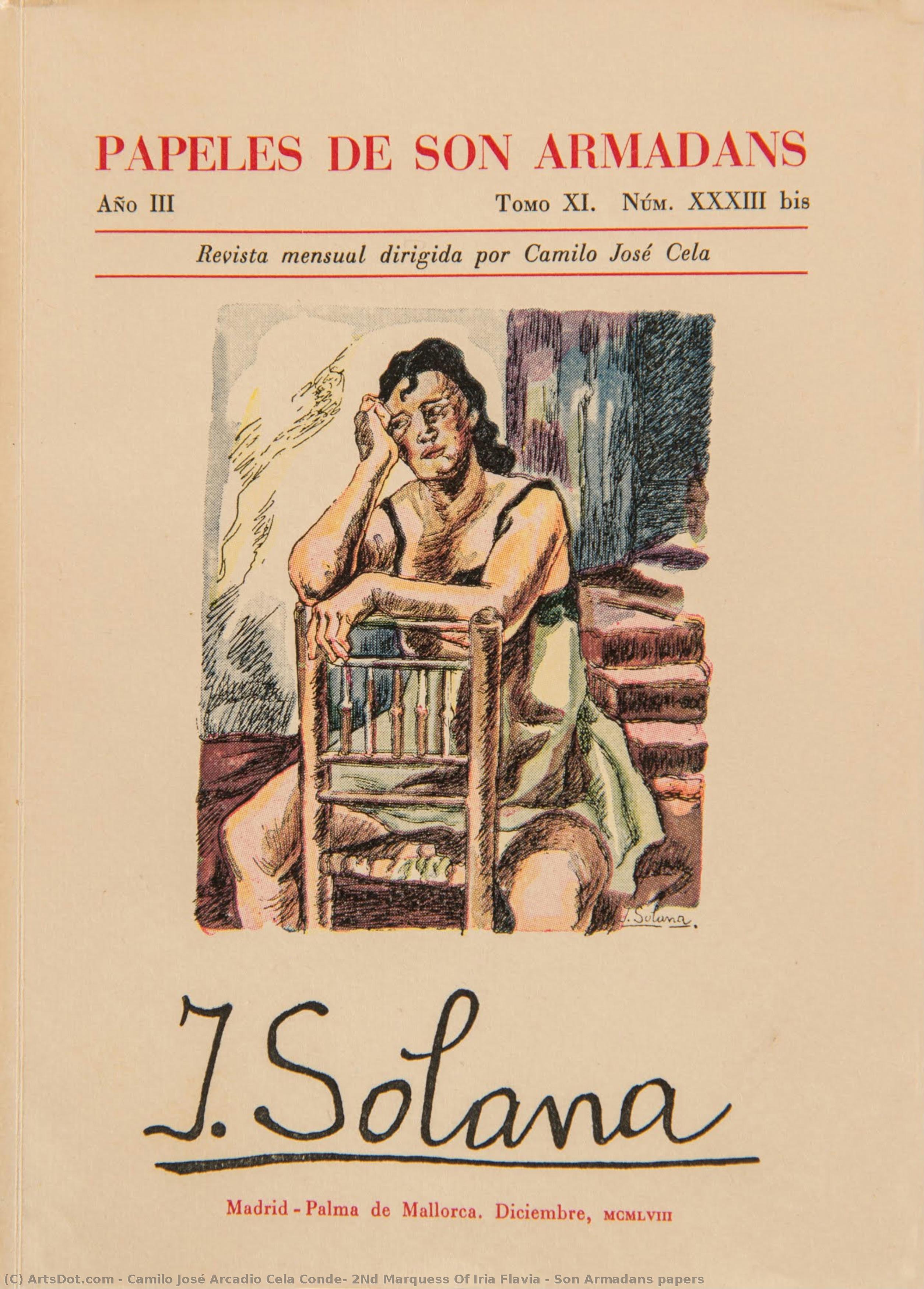 Son Armadans Papers — Camilo José Arcadio Cela Conde, 2nd Marquess Of Iria Flavia