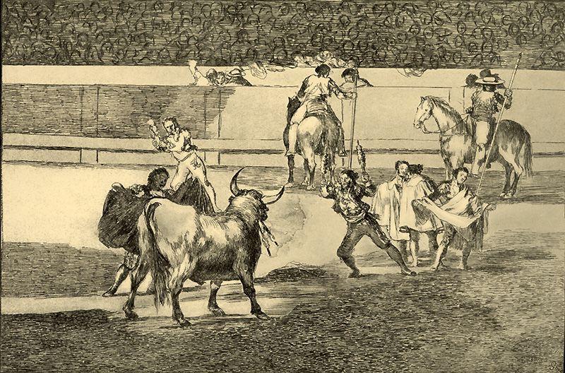 Banderillas De Fuego — Francisco José De Goya Y Lucientes