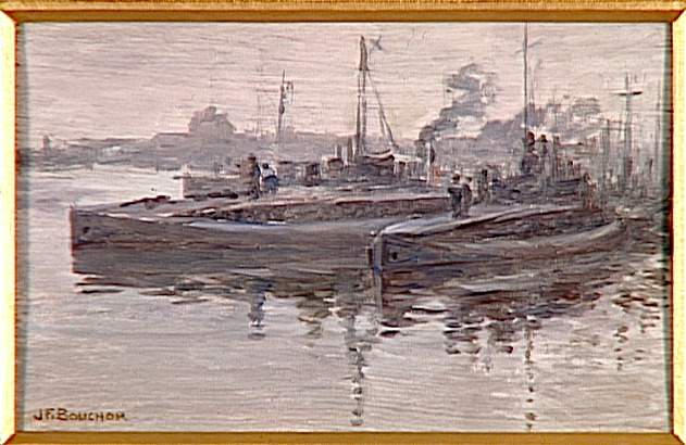 Les Sous Marins. Dunkerque, Décembre 1916 — Joseph-félix Bouchor