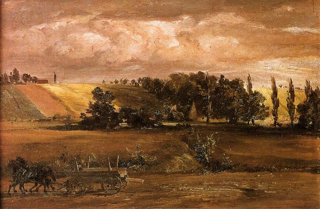 Storm On Tempelhof Mountain — Adolph Von Menzel