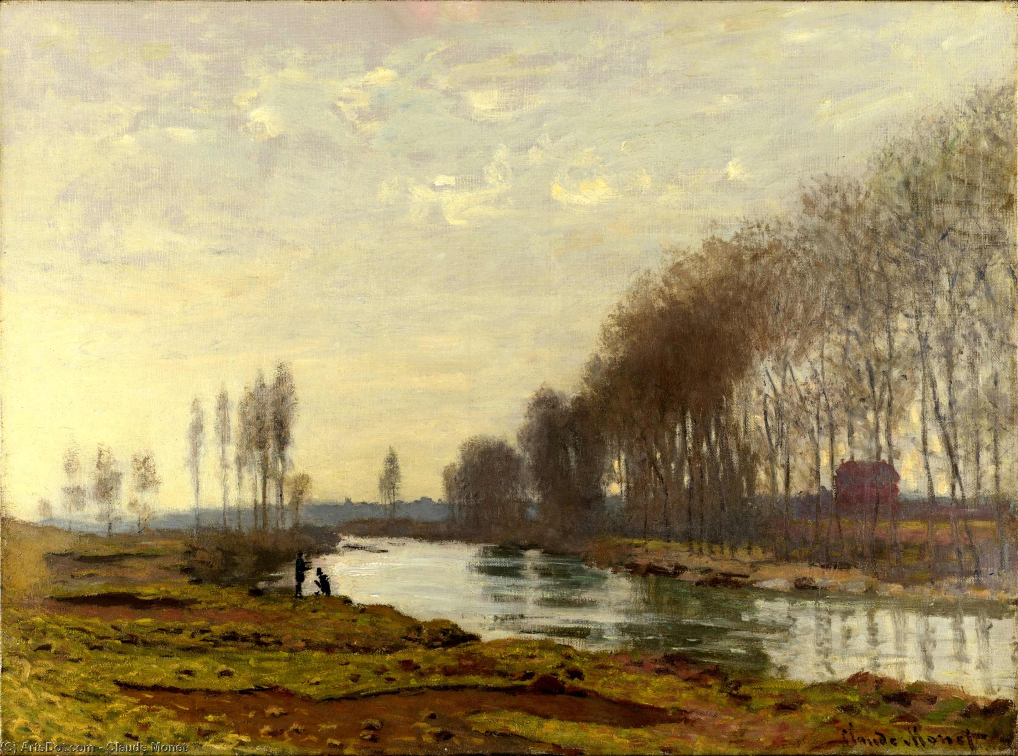 El Petit Bras De La Seine À Argenteuil — Claude Monet