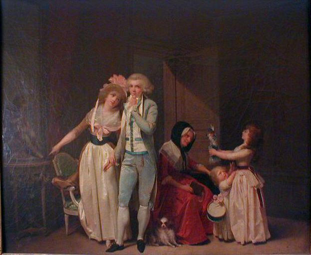 Ce Qui Allume L'amour L'éteint, Ou Le Philosophe — Louis Léopold Boilly