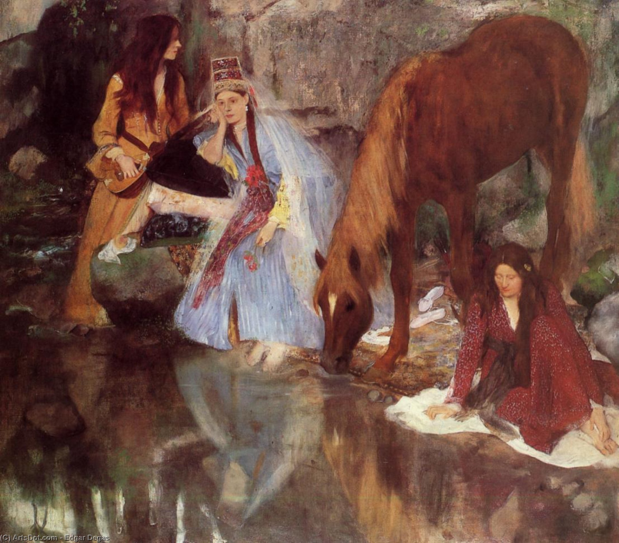 Mme Eugenie Fiocre In Der Ballet La Source — Hilaire-germain-edgar Degas